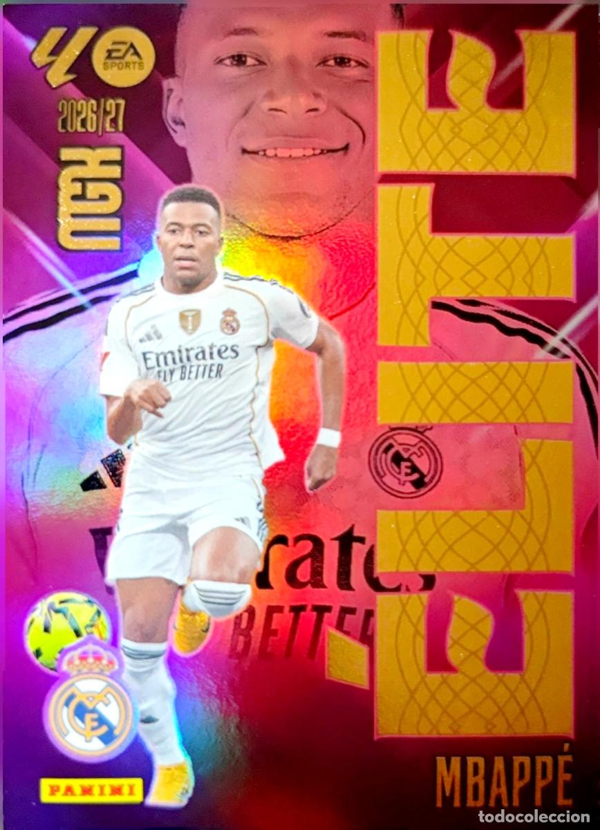 Cromos de f&uacute;tbol: 10 Kylian Mbappe - Real Madrid - ELITE - PANINI Megacracks MGK 2026 2027 26 27
