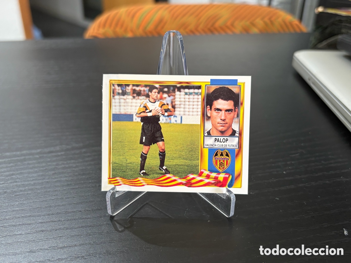 Cromos de f&uacute;tbol: Cromo ediciones este temporada 95-96 Valencia CF Palop coloca