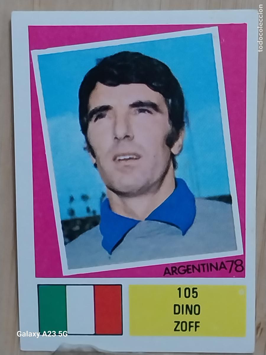 Cartes &agrave; collectionner de Football: DINO ZOFF ED FHER ARGENTINA 78 CROMO 105 ORIGINAL SIN PEGAR NUNCA