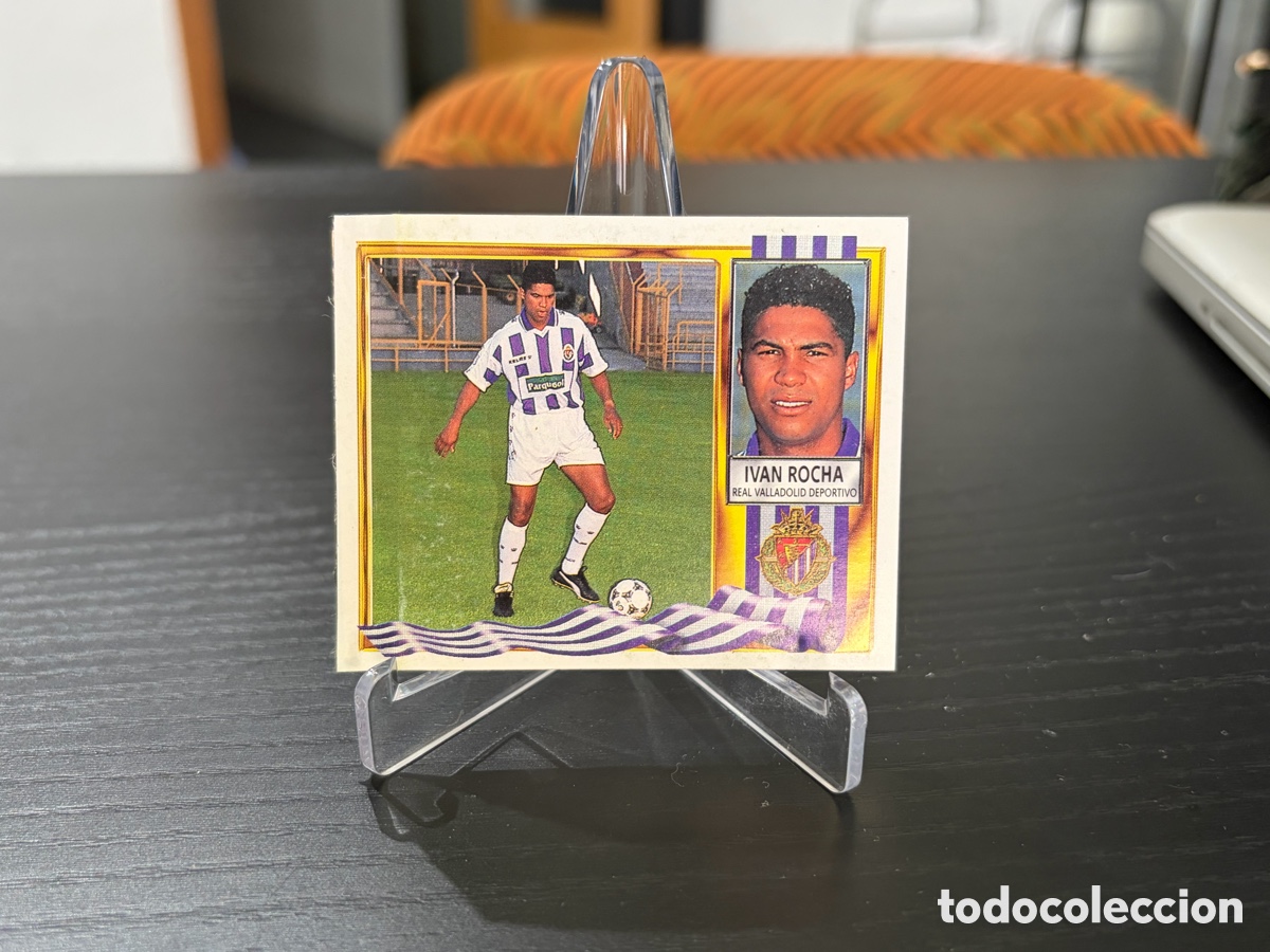 Cromos de f&uacute;tbol: Cromo ediciones este temporada 95-96 Valladolid Iv&aacute;n Rocha fichaje