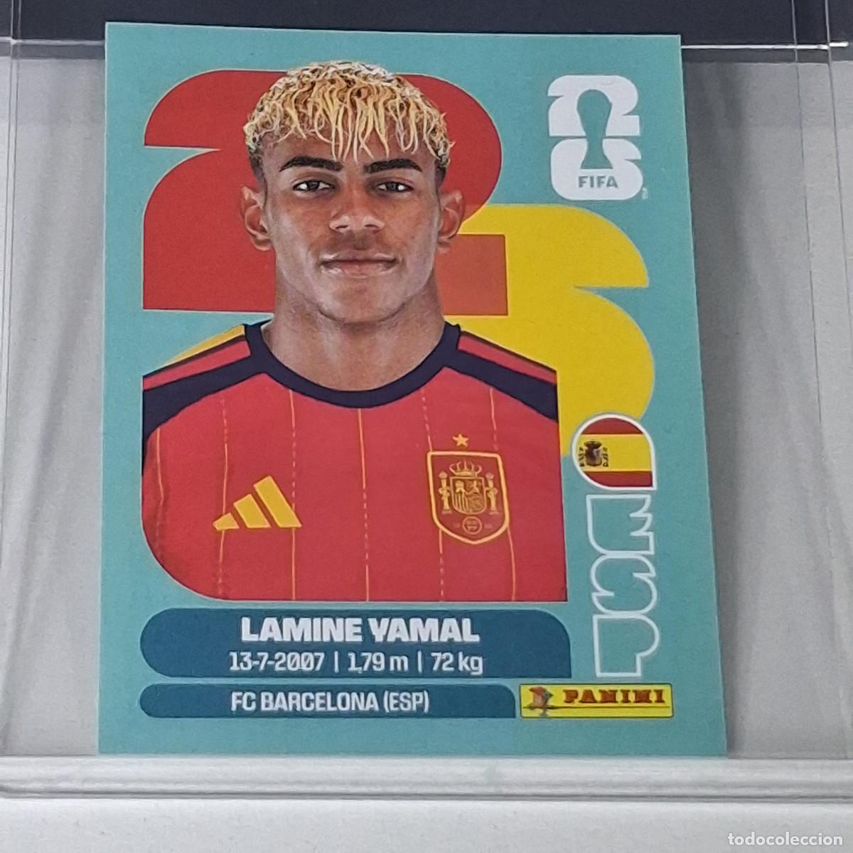 Cartes &agrave; collectionner de Football: C1-1 ESP15 LAMINE YAMAL ESPA&Ntilde;A ESP 15 SPAIN MUNDIAL FIFA WORLD CUP 2026 STICKER PANINI