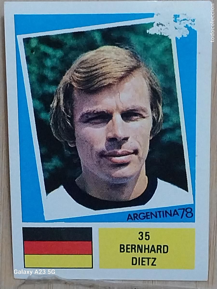 Fu&szlig;ball-Sticker: DIETZ ALEMANIA ED FHER ARGENTINA 78 CROMO 35 ORIGINAL SIN PEGAR NUNCA