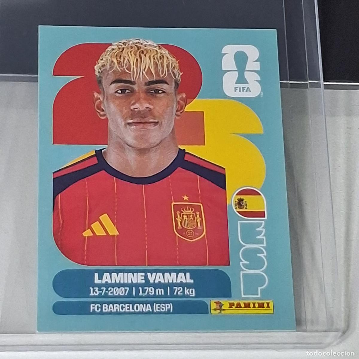 Fu&szlig;ball-Sticker: C1-4 ESP15 LAMINE YAMAL ESPA&Ntilde;A ESP 15 SPAIN MUNDIAL FIFA WORLD CUP 2026 STICKER PANINI