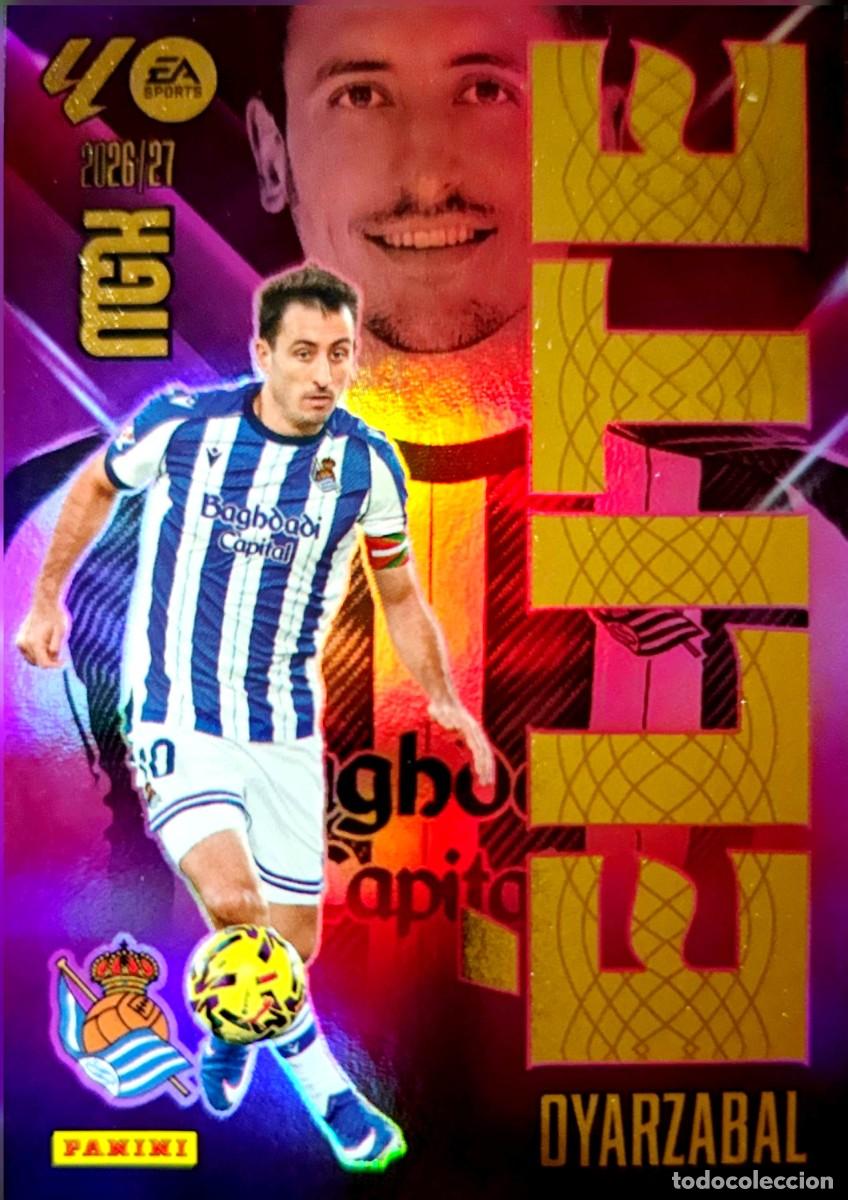 Football Stickers: 13 Mikel Oyarzabal - Real Sociedad - ELITE - PANINI Megacracks MGK 2026 2027 26 27