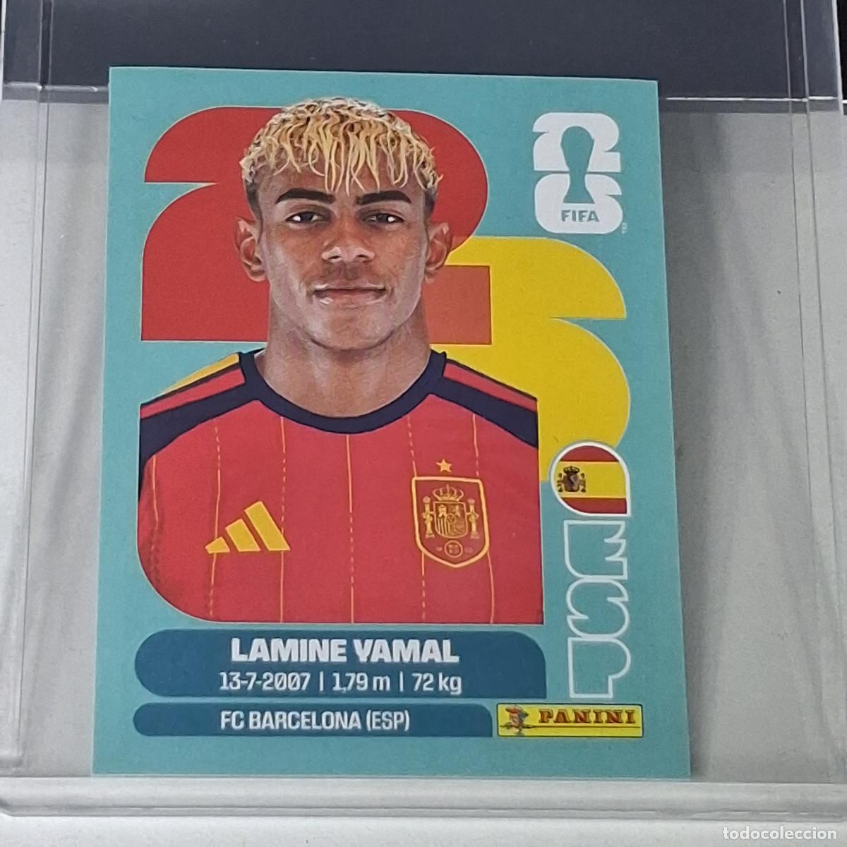 Football Stickers: C1-5 ESP15 LAMINE YAMAL ESPA&Ntilde;A ESP 15 SPAIN MUNDIAL FIFA WORLD CUP 2026 STICKER PANINI