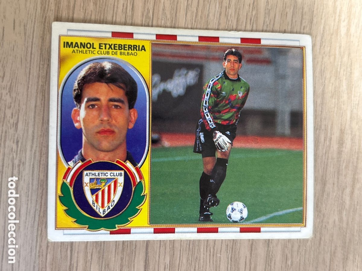 Football Stickers: IMANOL ETXEBERRIA ATHLETIC COLOCA LIGA ESTE 1996/97 96 97 NUNCA PEGADO SIN PEGAR
