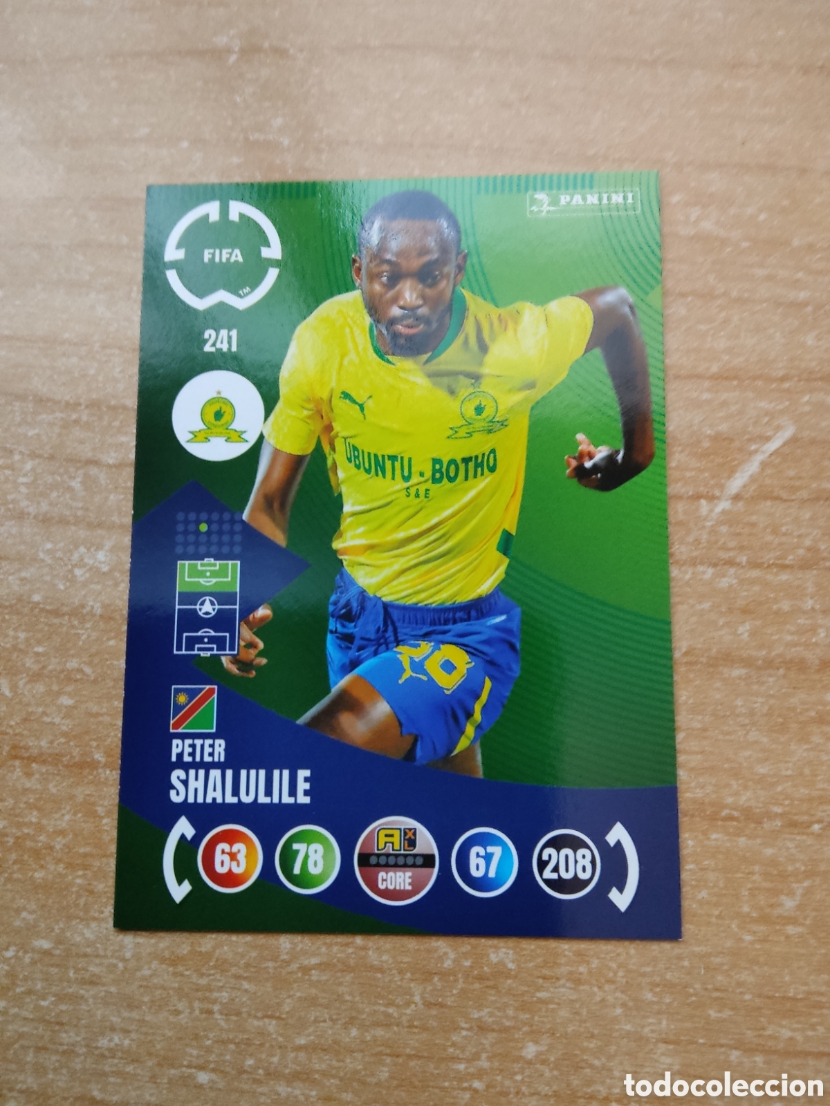 Football Stickers: 241 PETER SHALULILE MAMELODI SUNDOWNS MUNDIAL DE CLUBES ADRENALYN 2025