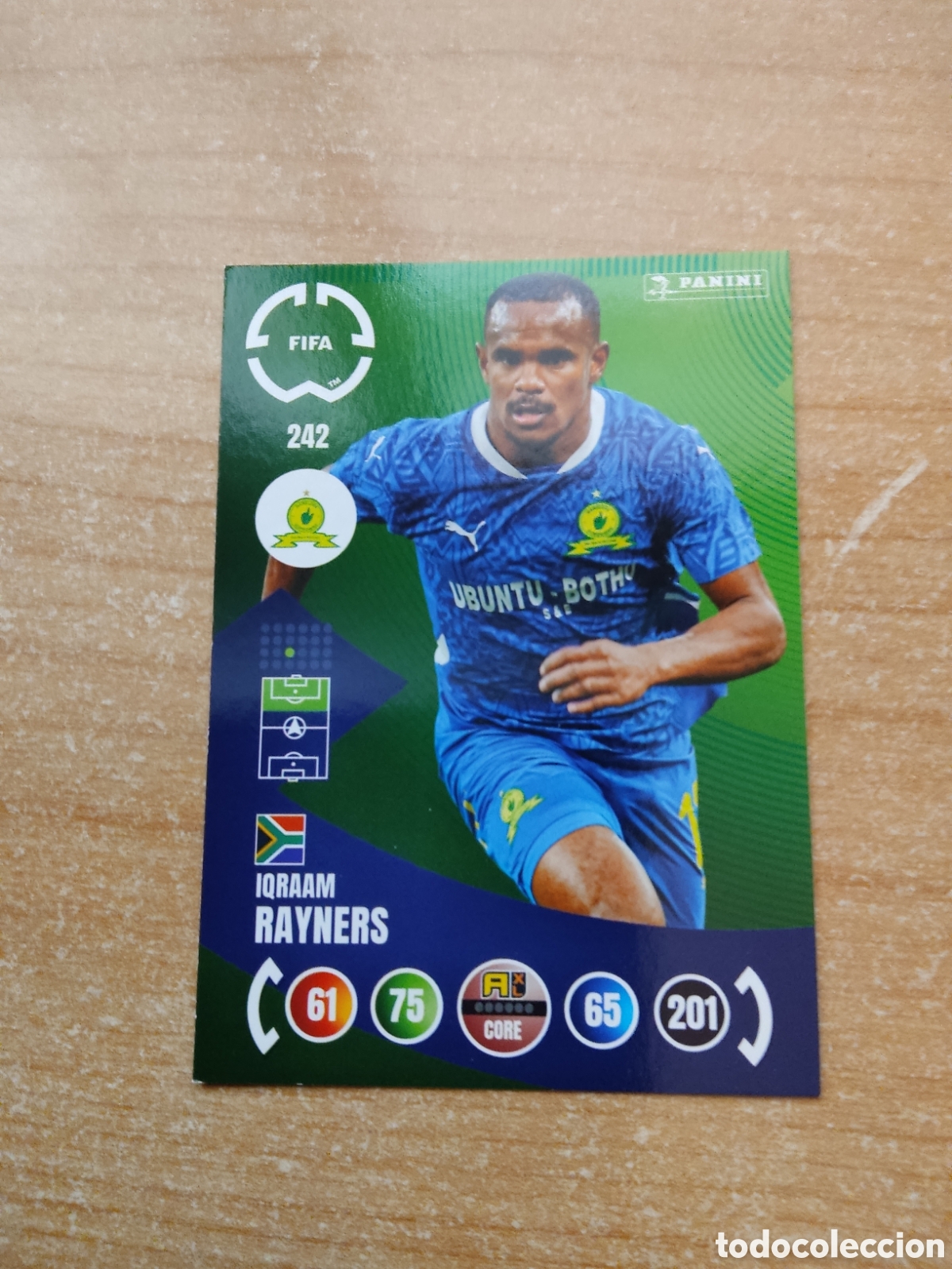 Cromos de f&uacute;tbol: 242 IQRAAM RAYNERS MAMELODI SUNDOWNS MUNDIAL DE CLUBES ADRENALYN 2025