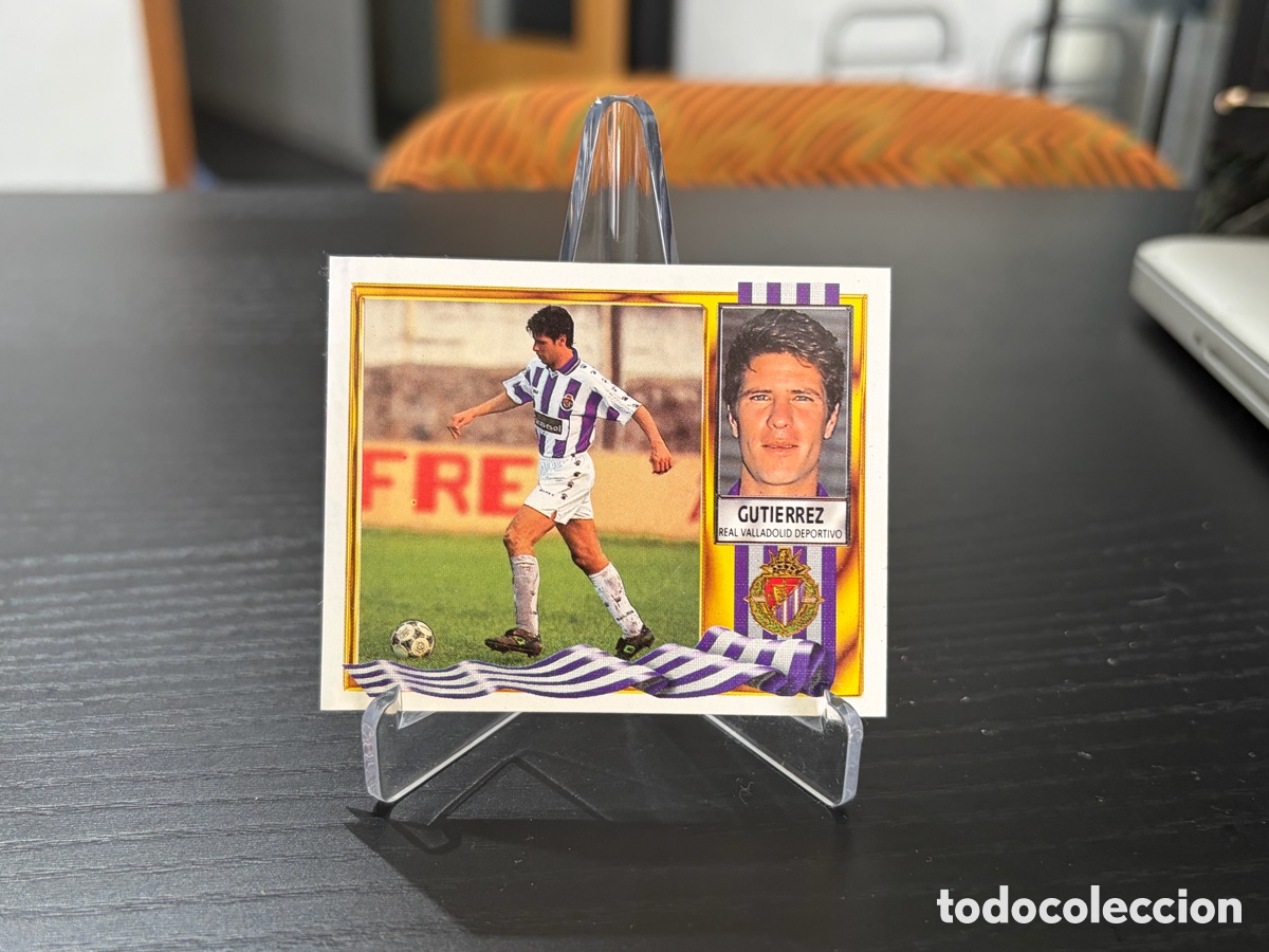 Cromos de f&uacute;tbol: Cromo ediciones este temporada 95-96 Valladolid Guti&eacute;rrez fichaje