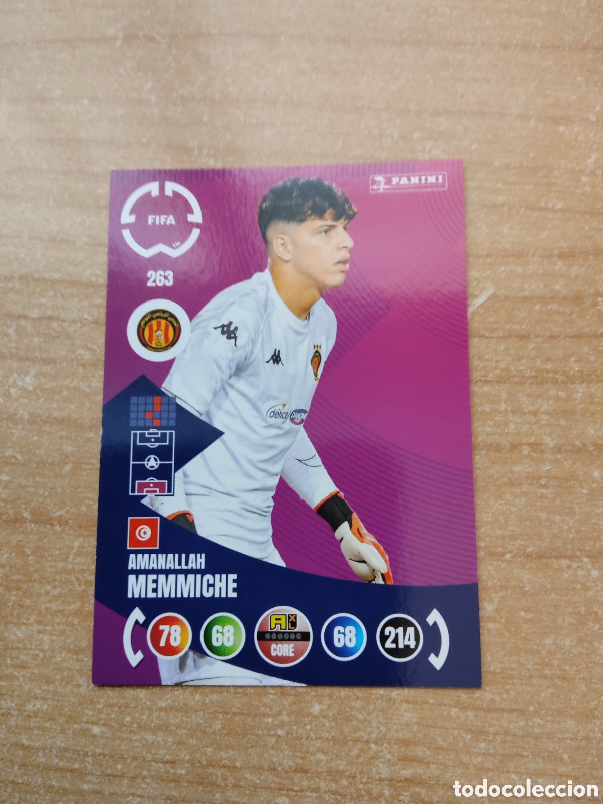Cromos de f&uacute;tbol: 263 AMANALLAH MEMMICHE ESPERANCE MUNDIAL DE CLUBES ADRENALYN 2025