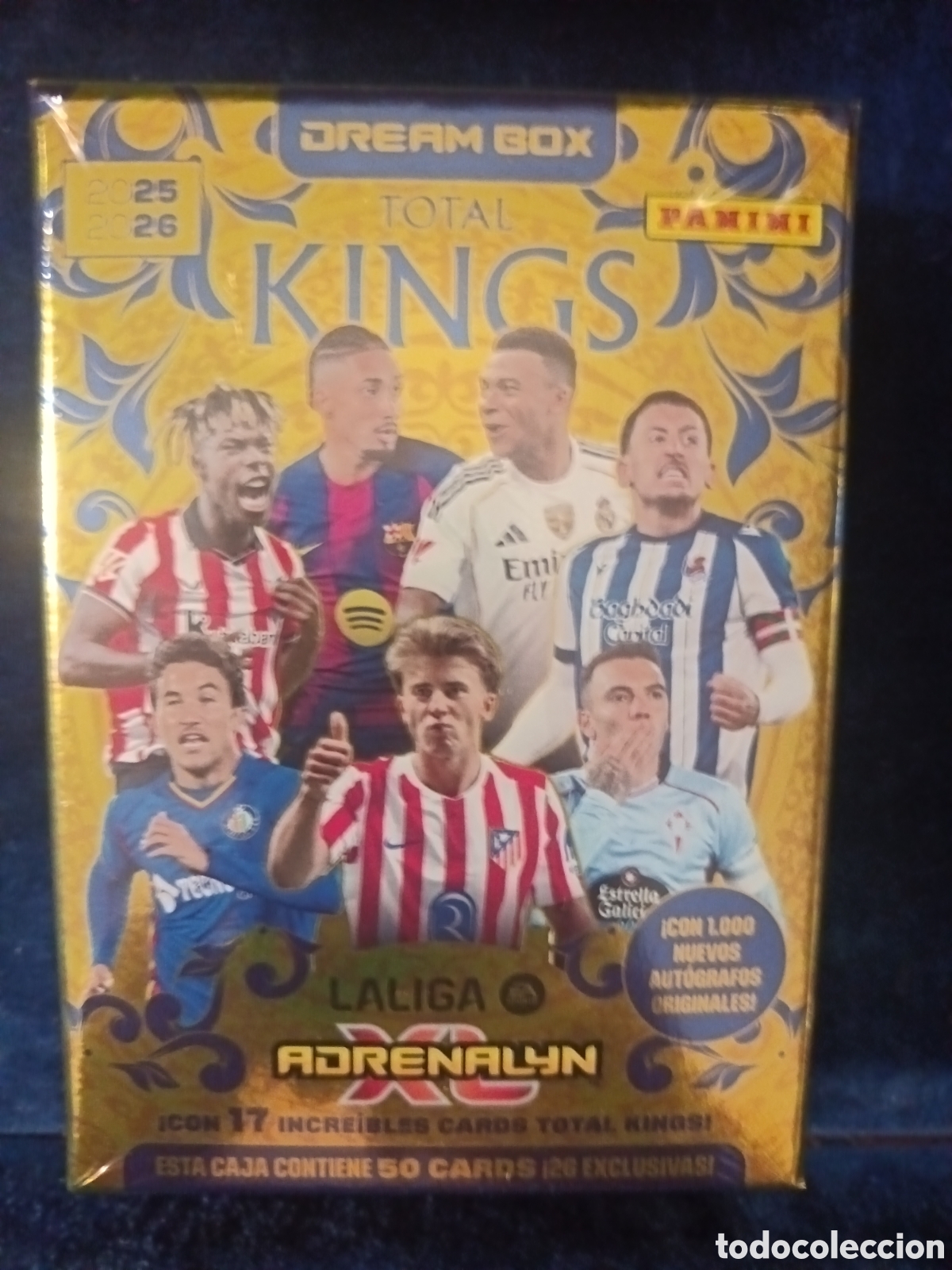 Cromos de f&uacute;tbol: ADRENALYN XL 2025 2026 25 26 PANINI DREAM BOX TOTAL KINGS MESSI CRISTIANO .LAMINE YAMAL