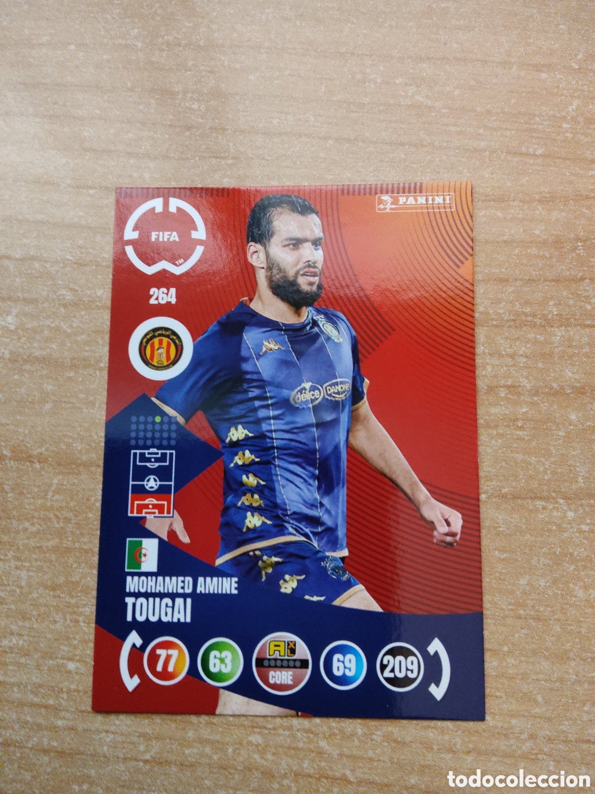 Cromos de f&uacute;tbol: 264 MOHAMED AMINE TOUGAI ESPERANCE MUNDIAL DE CLUBES ADRENALYN 2025