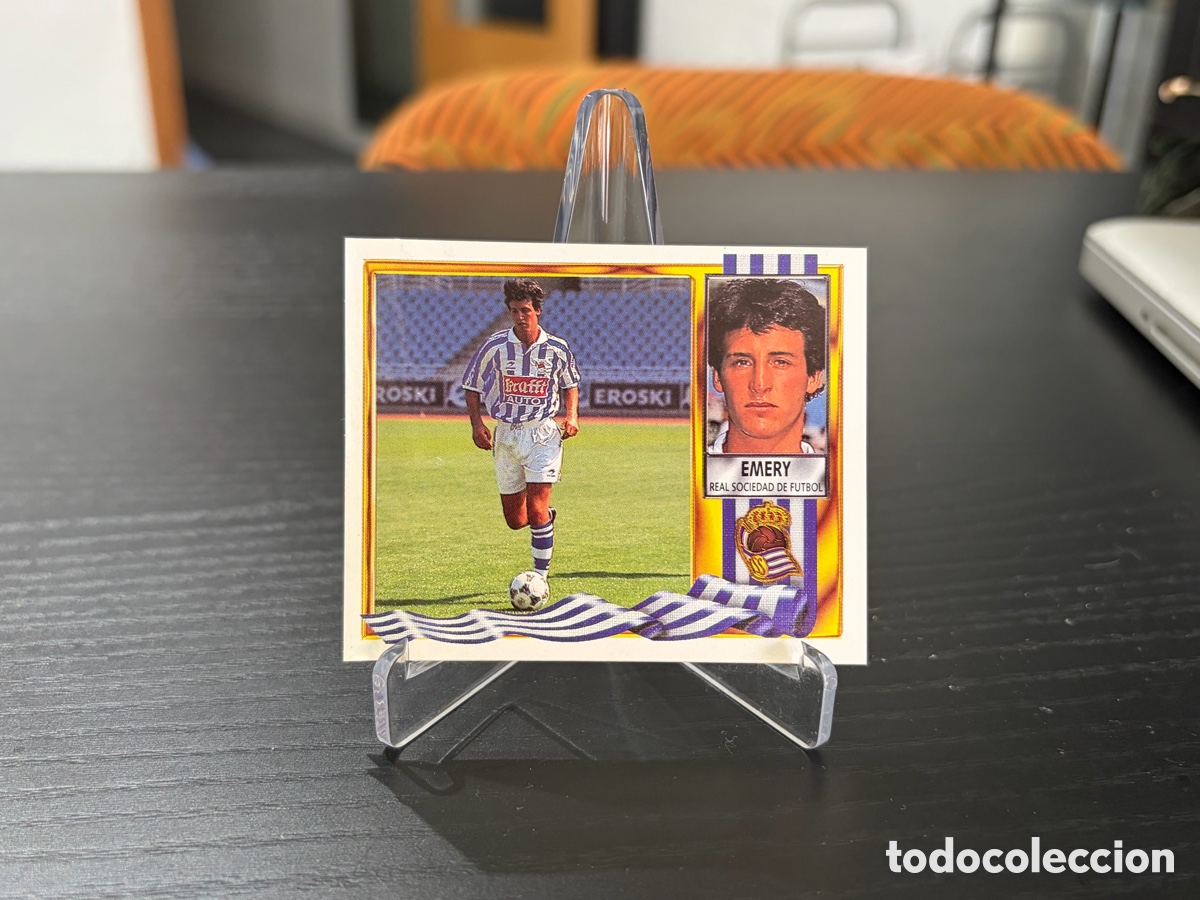 Cromos de f&uacute;tbol: Cromo ediciones este temporada 95-96 Real Sociedad Emery coloca