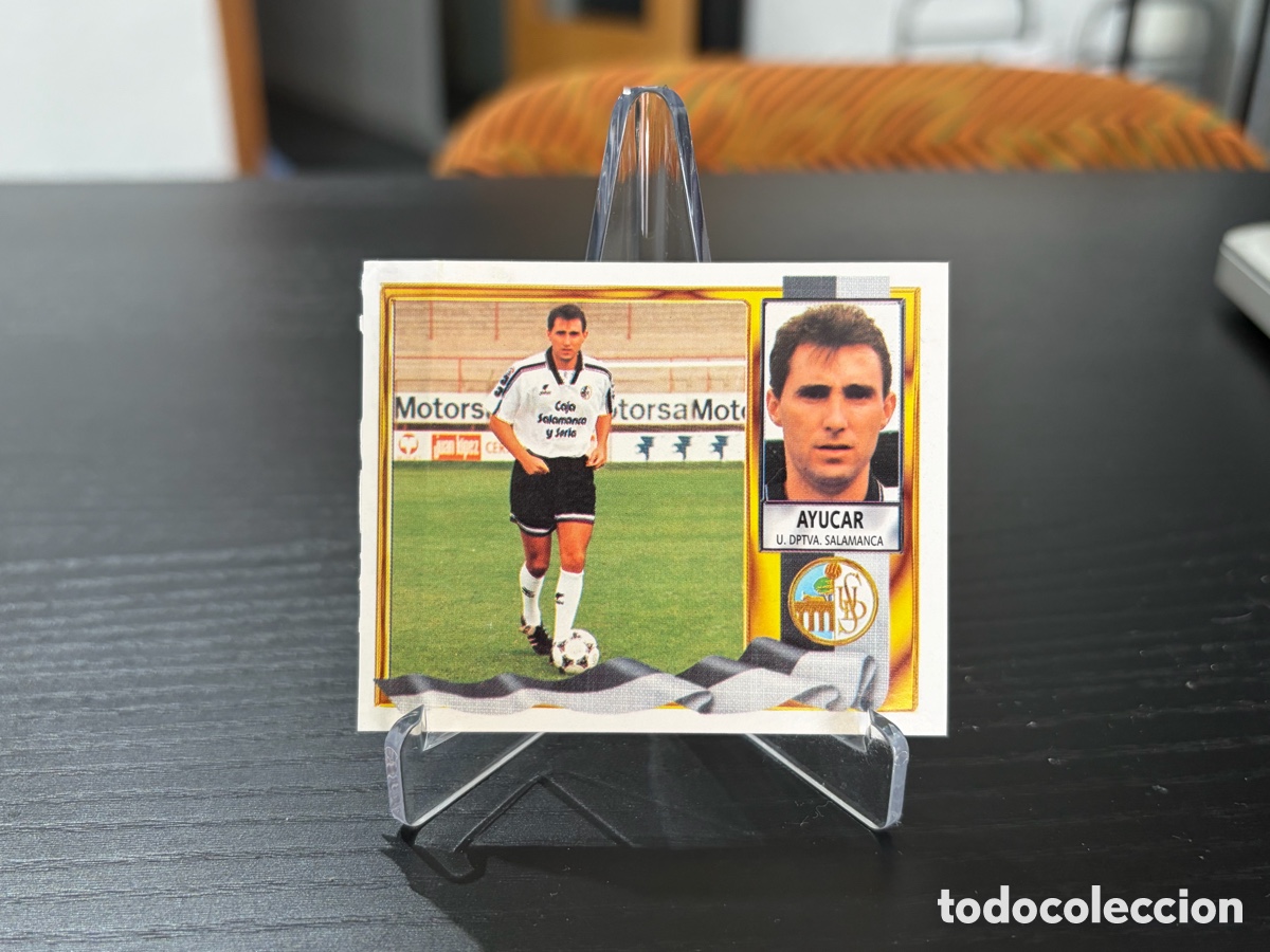 Cromos de f&uacute;tbol: Cromo ediciones este temporada 95-96 Salamanca Ayucar coloca