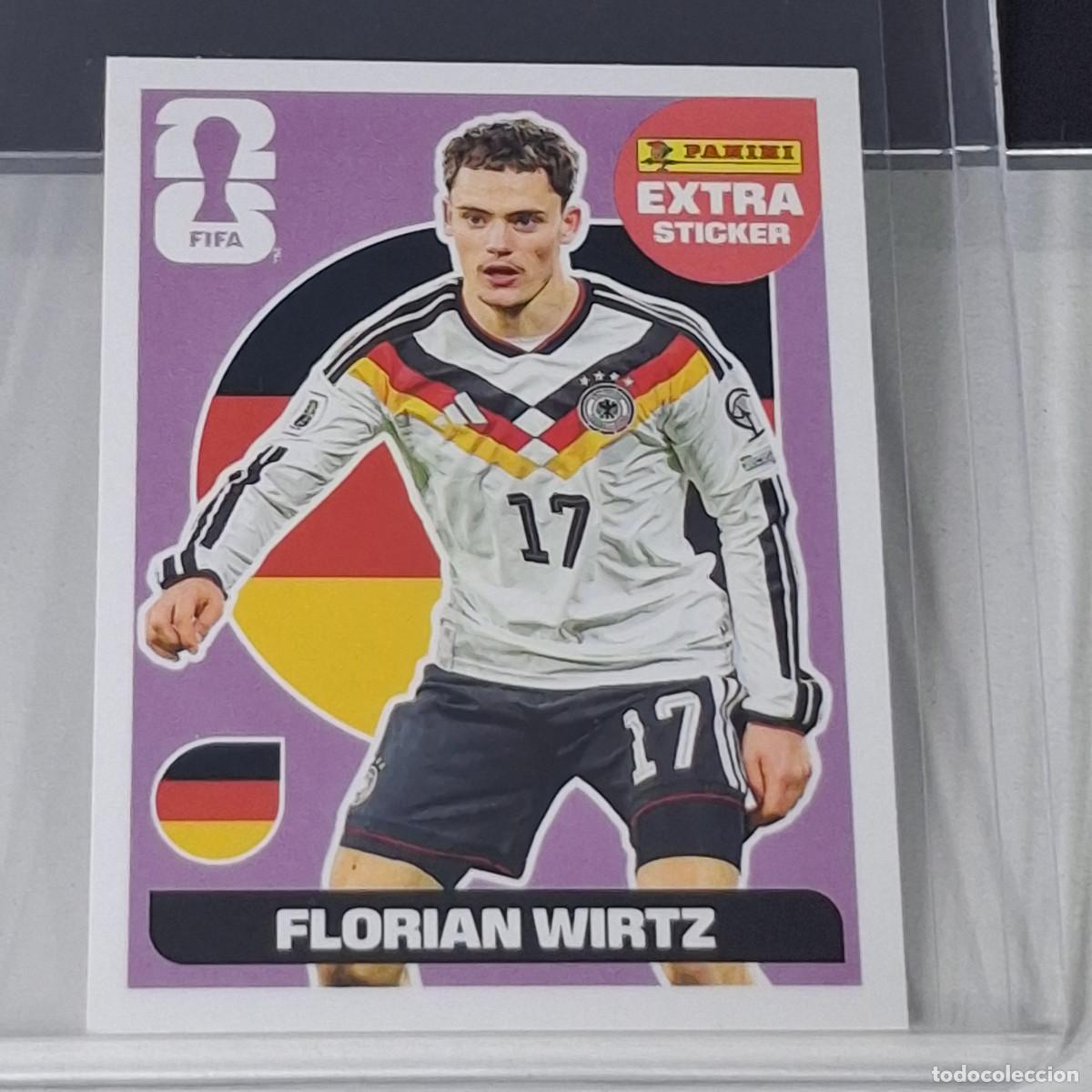 Cromos de f&uacute;tbol: C1-1 FLORIAN WIRTZ ALEMANIA GERMANY BASE MORADO EXTRA MUNDIAL FIFA WORLD CUP 2026 STICKER PANINI