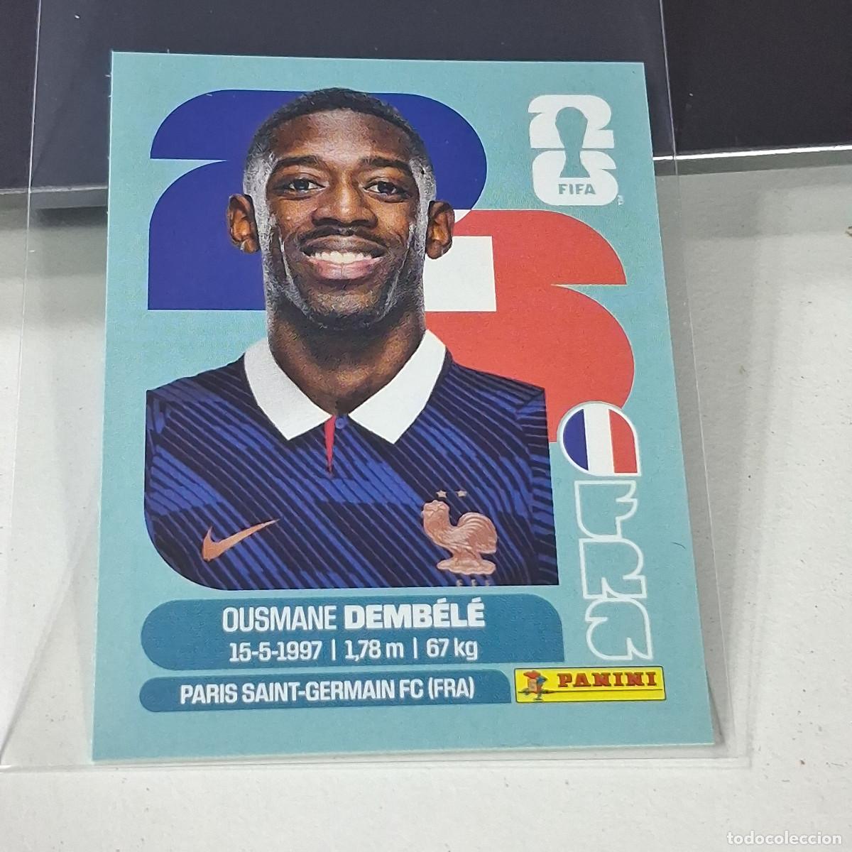 Football Stickers: B44 FRA 15 FRA15 OUSMANE DEMB&Eacute;L&Eacute; FRANCIA FRANCE MUNDIAL FIFA WORLD CUP 2026 STICKER PANINI