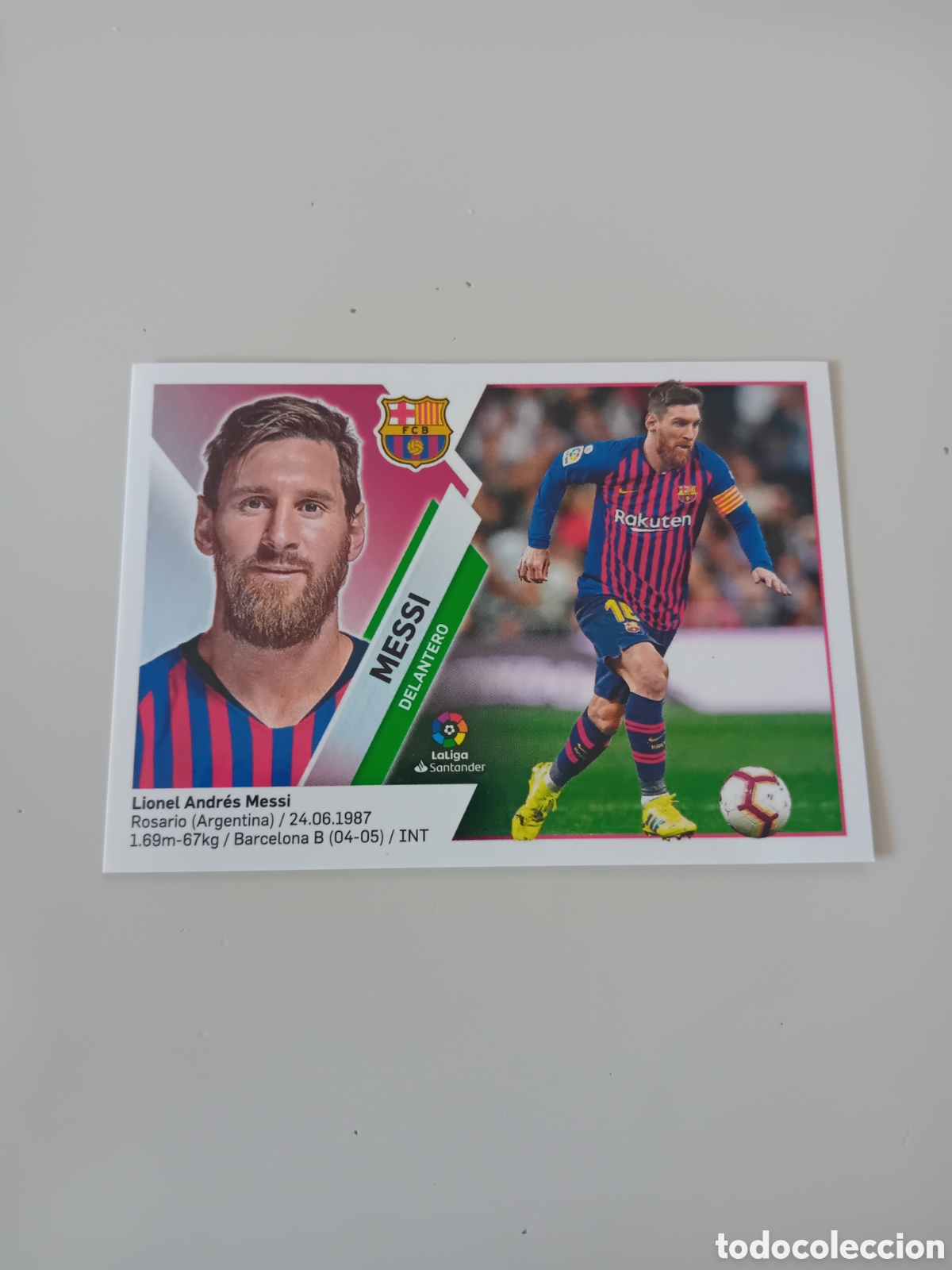 Cromos de f&uacute;tbol: MESSI N&deg;14 BARCELONA 2020 2021 20 21 ESTE PANINI NUEVO