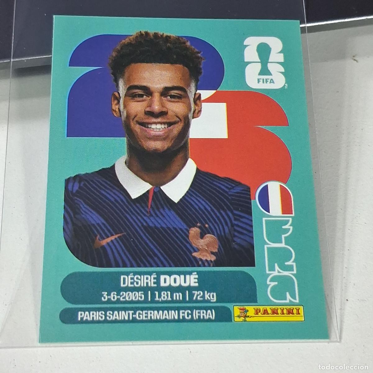 Cromos de f&uacute;tbol: B44 FRA 17 FRA17 DESIRE DOUE FRANCIA FRA FRANCE MUNDIAL FIFA WORLD CUP 2026 STICKER PANINI