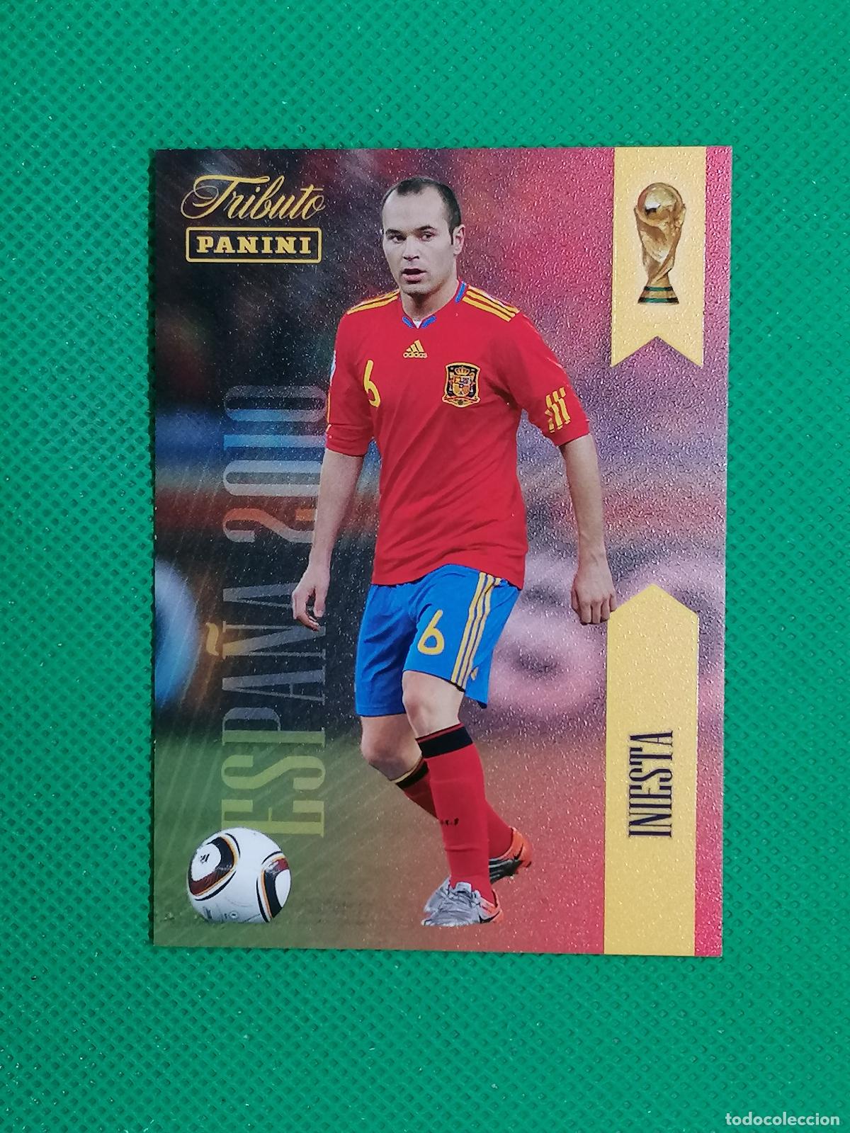 Cromos de f&uacute;tbol: 6 INIESTA 2010 ⚽PANINI TRIBUTO SELECCION ESPA&Ntilde;OLA ESPA&Ntilde;A CARD 26 2026⚽