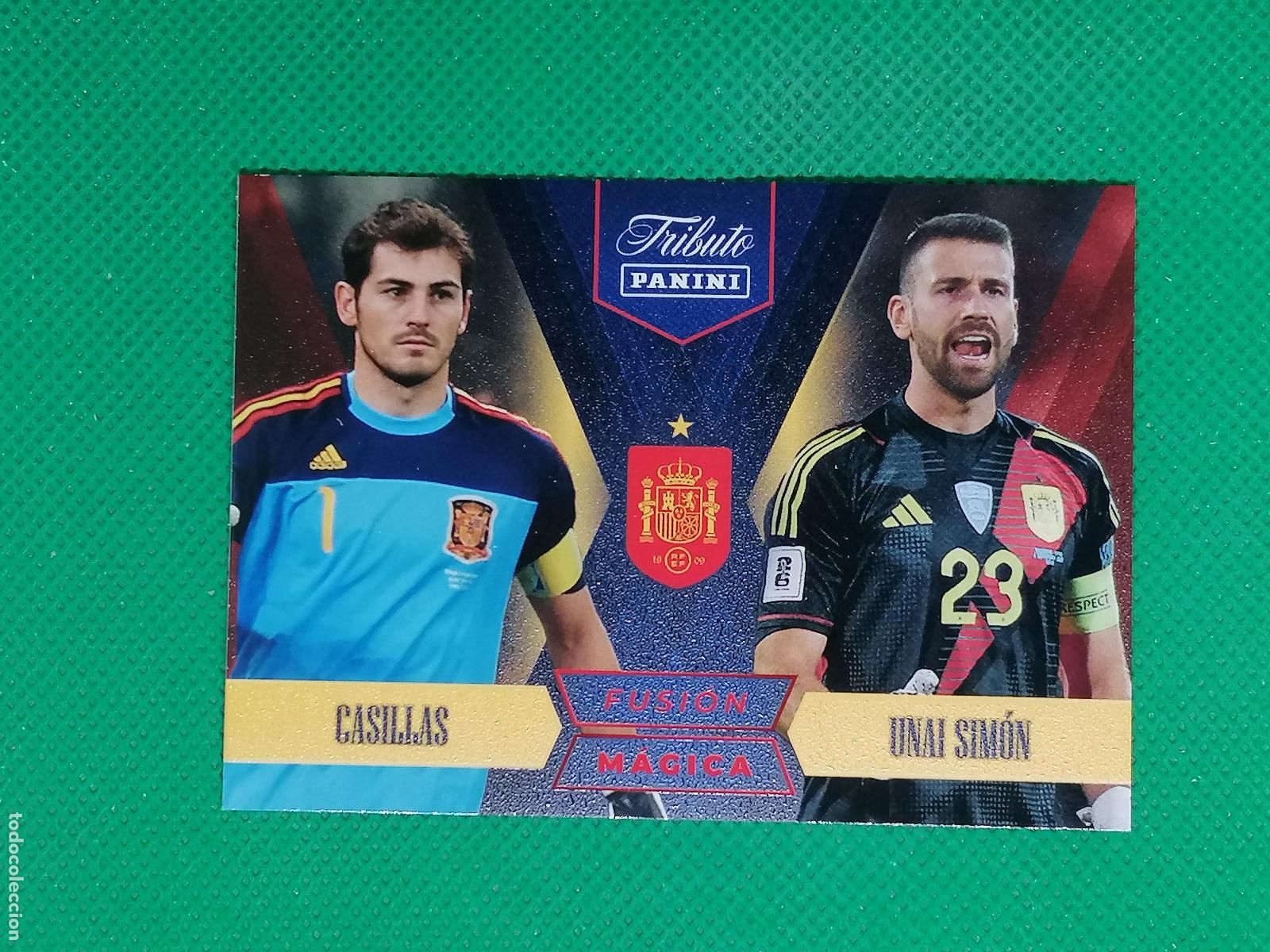 Football Stickers: 82 CASILLAS UNAI SIMON FUSION MAGICA ⚽PANINI TRIBUTO SELECCION ESPA&Ntilde;OLA ESPA&Ntilde;A CARD 26 2026⚽