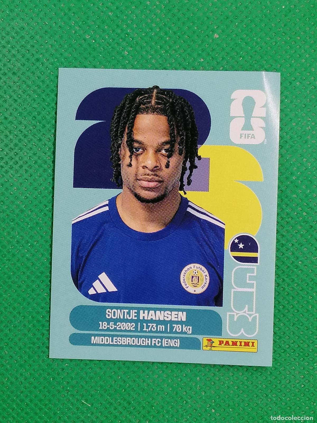 Cromos de f&uacute;tbol: CUW 20 CUW20 SONTJE HANSEN CURACAO ⚽ PANINI FIFA MUNDIAL WORLD CUP 26 2026 STICKER ⚽
