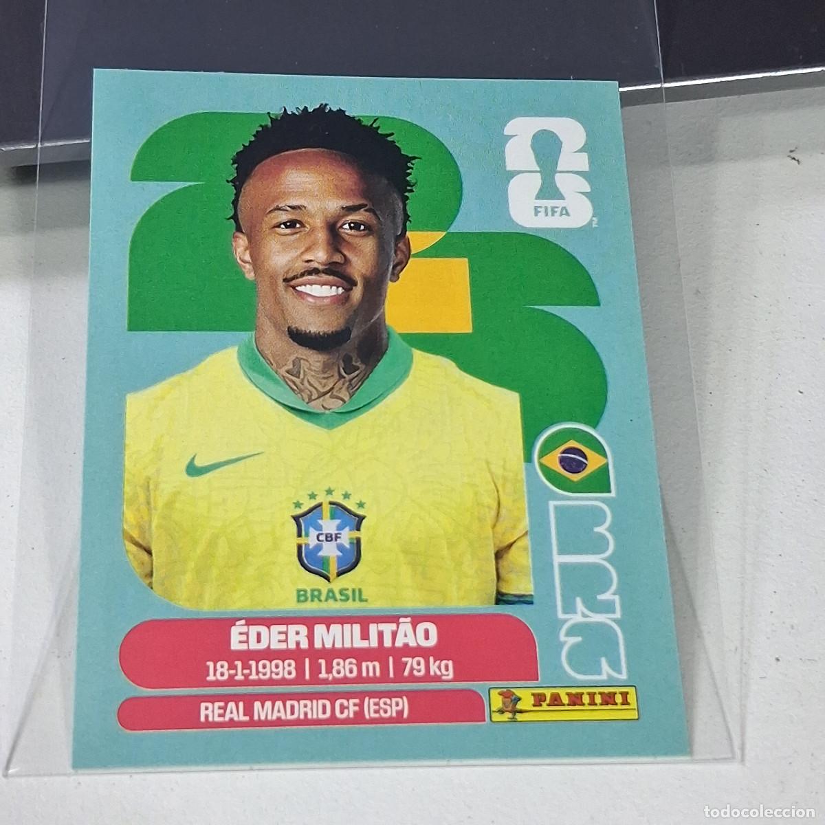 Cromos de f&uacute;tbol: B44 BRA5 &Eacute;DER MILIT&Atilde;O 5 BRAZIL BRASIL BRA MUNDIAL FIFA WORLD CUP 2026 STICKER PANINI