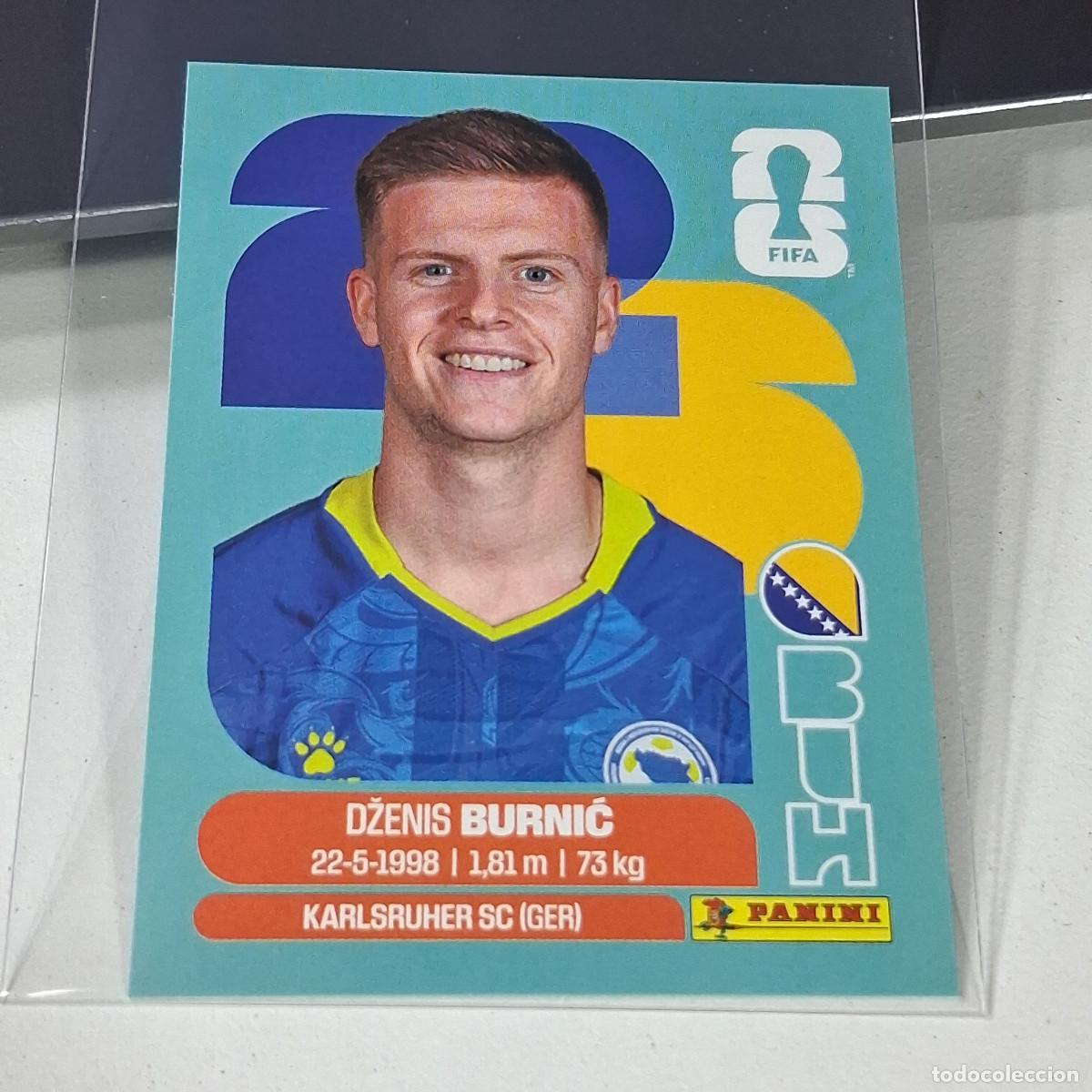 Cromos de f&uacute;tbol: B44 BIH14 DŽENIS BURNIĆ 14 BOSNIA HERZEGOVINA BIH MUNDIAL FIFA WORLD CUP 2026 STICKER PANINI
