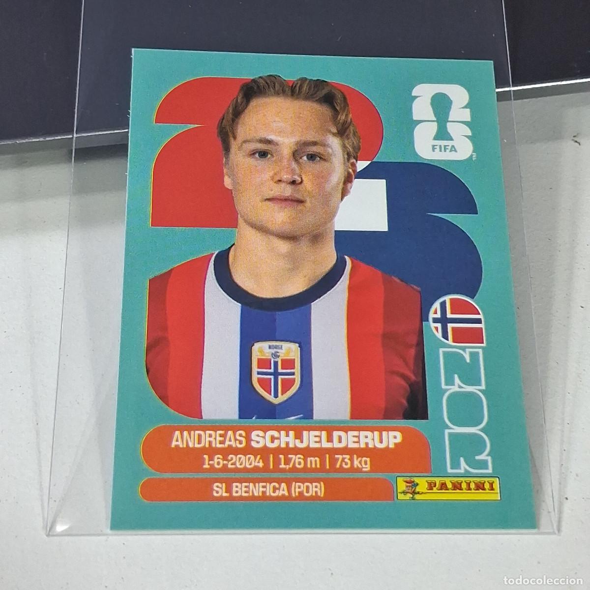 Cromos de f&uacute;tbol: B44 NOR12 ANDREAS SCHJELDERUP 12 NORUEGA NORWAY NOR MUNDIAL FIFA WORLD CUP 2026 STICKER PANINI
