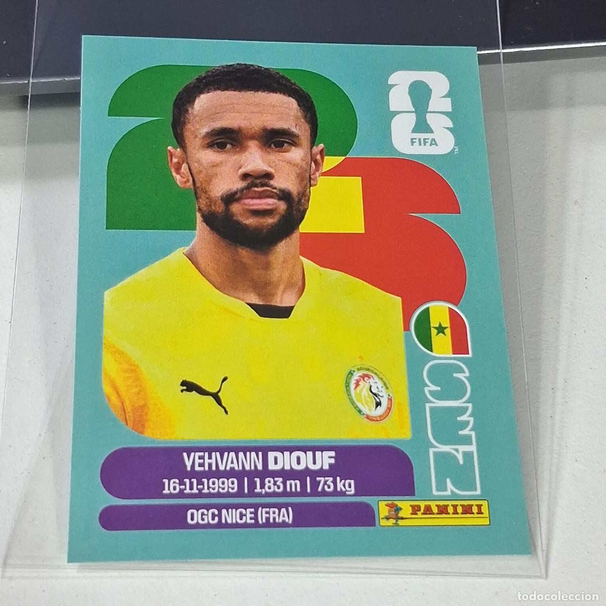 Cartes &agrave; collectionner de Football: B44 SEN3 YEHVANN DIOUF 3 SENEGAL SEN MUNDIAL FIFA WORLD CUP 2026 STICKER PANINI