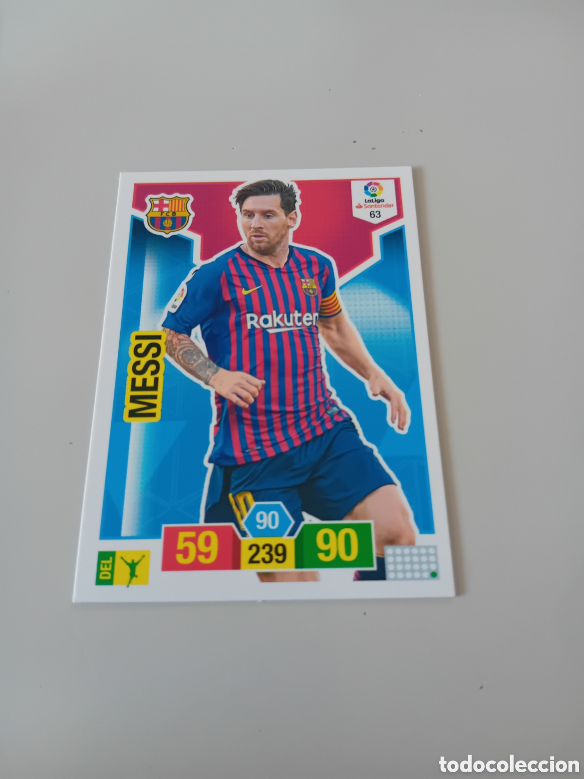 Cartes &agrave; collectionner de Football: MESSI 63 BARCELONA 2018 2019 18 19 ADRENALYN XL PANINI NUEVO
