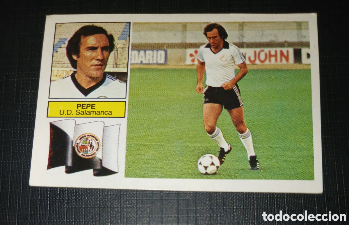 Cartes &agrave; collectionner de Football: Cromo Pepe U.D. Salamanca Ed. Este Liga 1982 1983 82-83 Sin pegar, nunca pegado