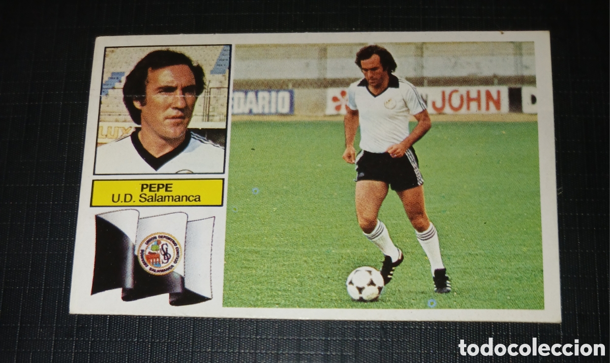 Cartes &agrave; collectionner de Football: Cromo Pepe U.D. Salamanca Ed. Este Liga 1982 1983 82-83 Sin pegar, nunca pegado