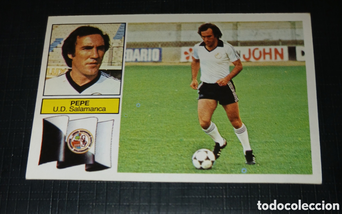 Cartes &agrave; collectionner de Football: Cromo Pepe U.D. Salamanca Ed. Este Liga 1982 1983 82-83 Sin pegar, nunca pegado