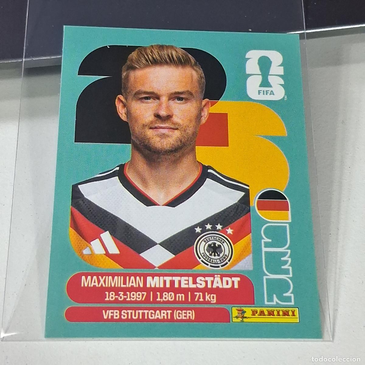 Cartes &agrave; collectionner de Football: B44 GER 9 GER9 MAXIMILIAN MITTELSTADT ALEMANIA GERMANY GER MUNDIAL FIFA WORLD CUP 2026 STICKER PANIN