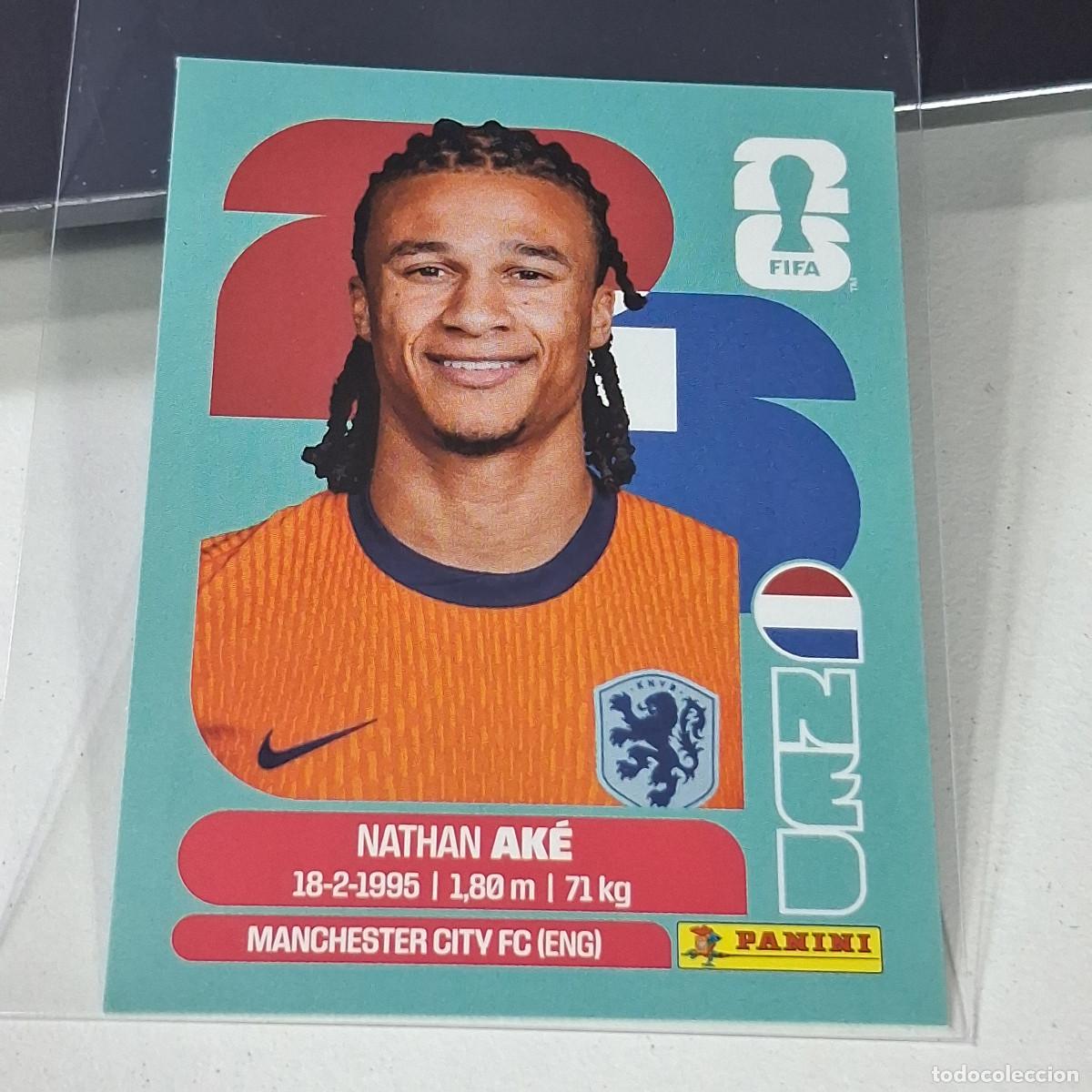 Cartes &agrave; collectionner de Football: B44 NED7 NATHAN AK&Eacute; 7 PA&Iacute;SES BAJOS HOLANDA NED MUNDIAL FIFA WORLD CUP 2026 STICKER PANINI