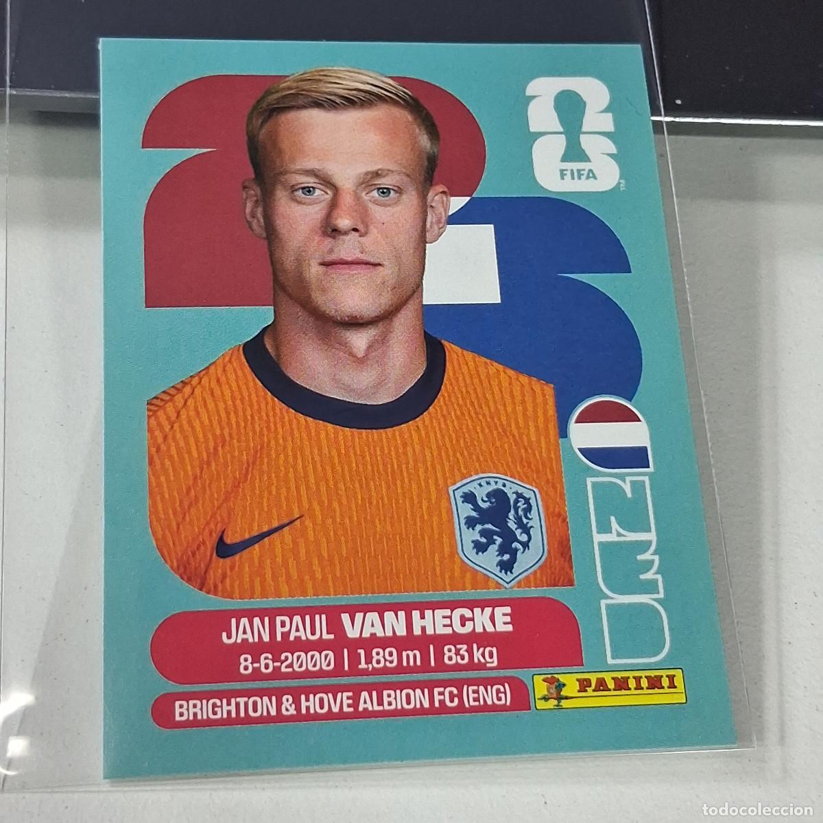 Cartes &agrave; collectionner de Football: B44 NED9 JAN PAUL VAN HECKE 9 PA&Iacute;SES BAJOS HOLANDA NED MUNDIAL FIFA WORLD CUP 2026 STICKER PANINI