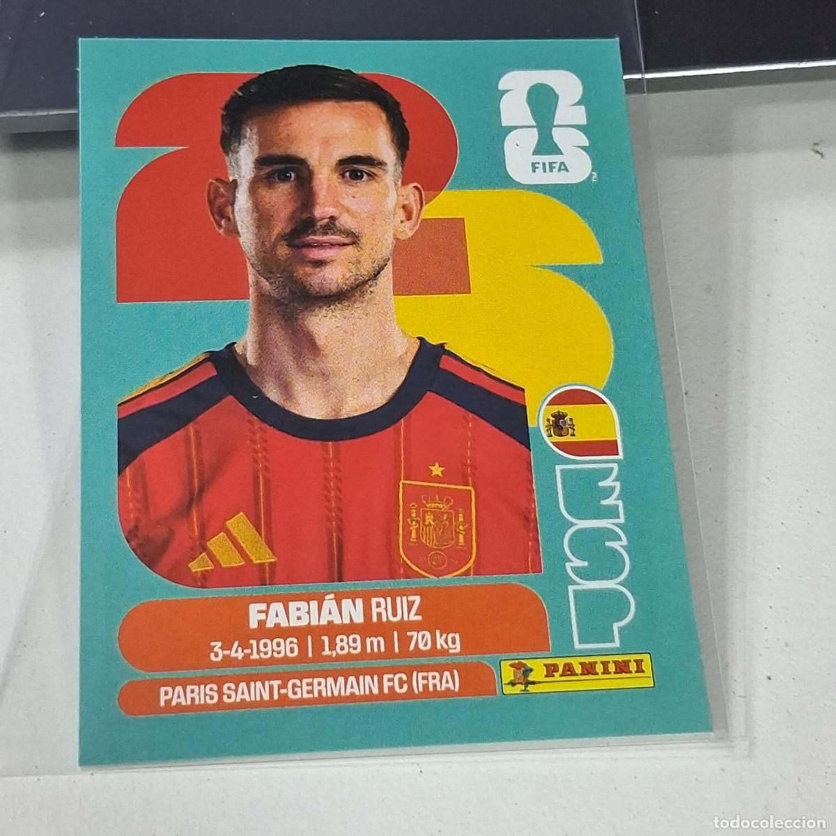 Cromos de f&uacute;tbol: B44 ESP12 FABI&Aacute;N RUIZ 12 ESPA&Ntilde;A SPAIN ESP MUNDIAL FIFA WORLD CUP 2026 STICKER PANINI