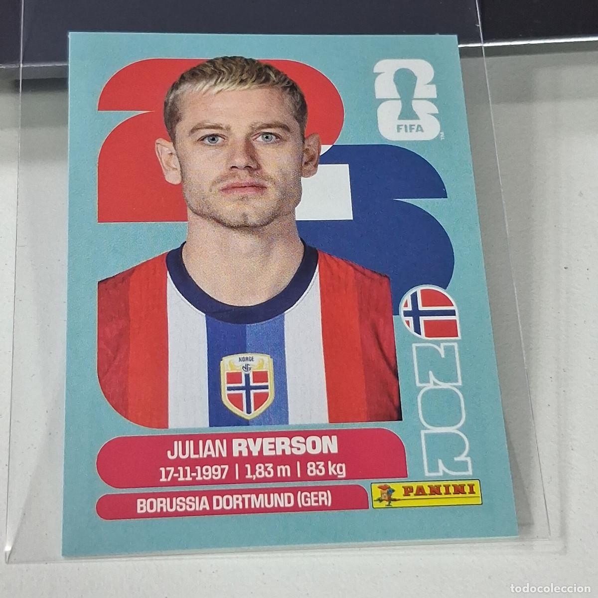 Cromos de f&uacute;tbol: B44 NOR3 JULIAN RYERSON 3 NORUEGA NORWAY NOR MUNDIAL FIFA WORLD CUP 2026 STICKER PANINI
