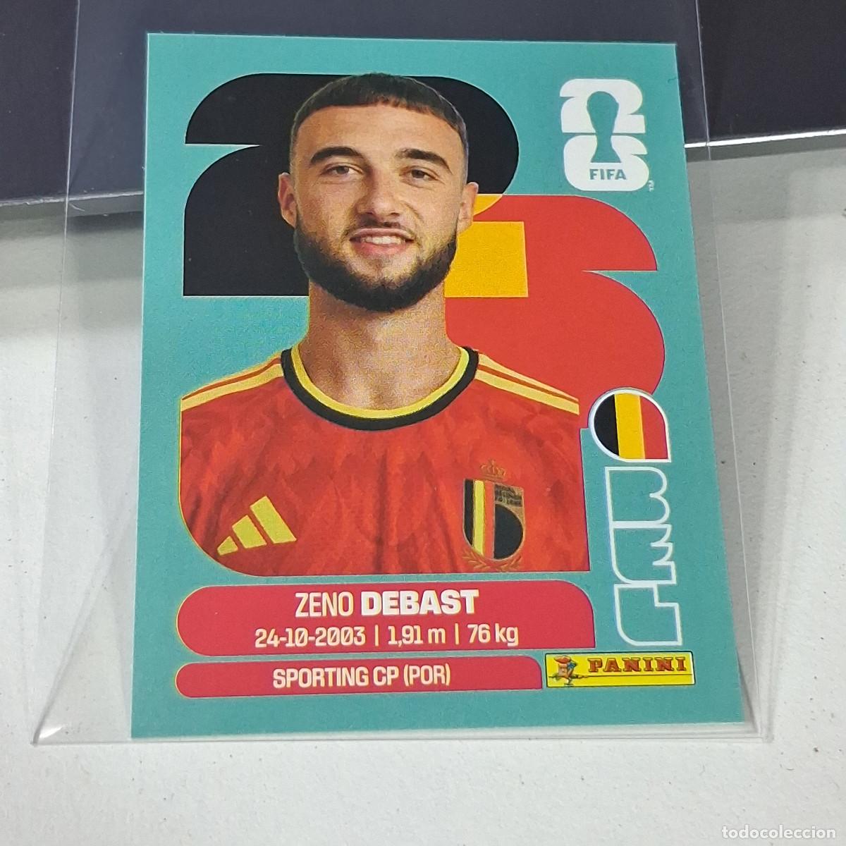 Cromos de f&uacute;tbol: B44 BEL BEL5 ZENO DEBAST 5 B&Eacute;LGICA BELGIUM BEL MUNDIAL FIFA WORLD CUP 2026 STICKER PANINI