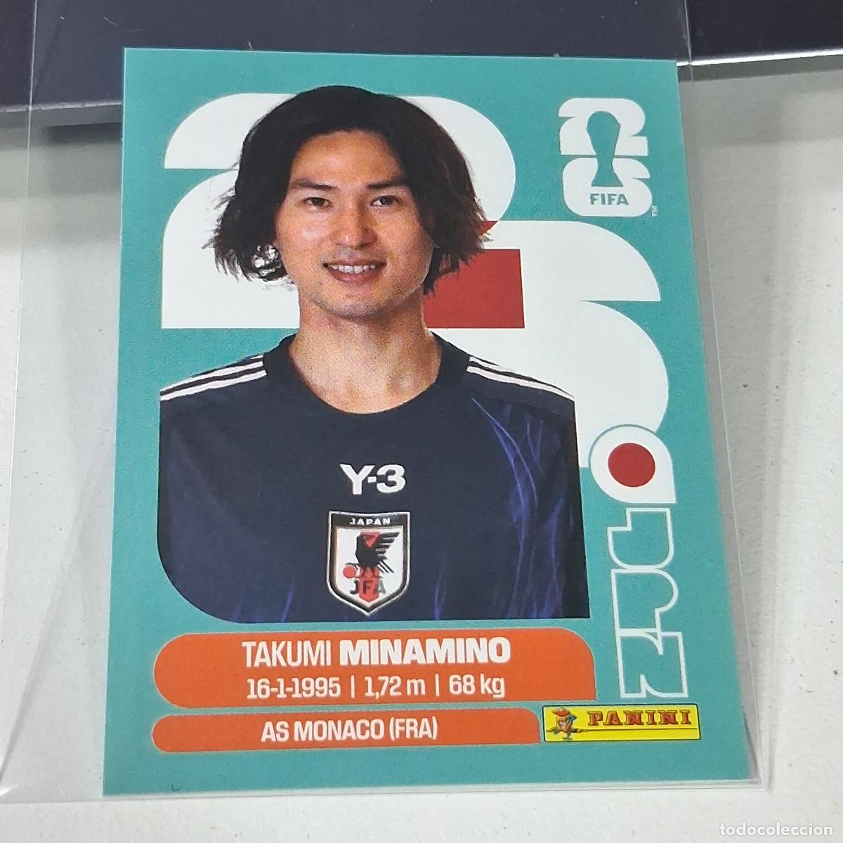 Cromos de f&uacute;tbol: B44 JPN16 TAKUMI MINAMINO 16 JAP&Oacute;N JAPAN JPN MUNDIAL FIFA WORLD CUP 2026 STICKER PANINI