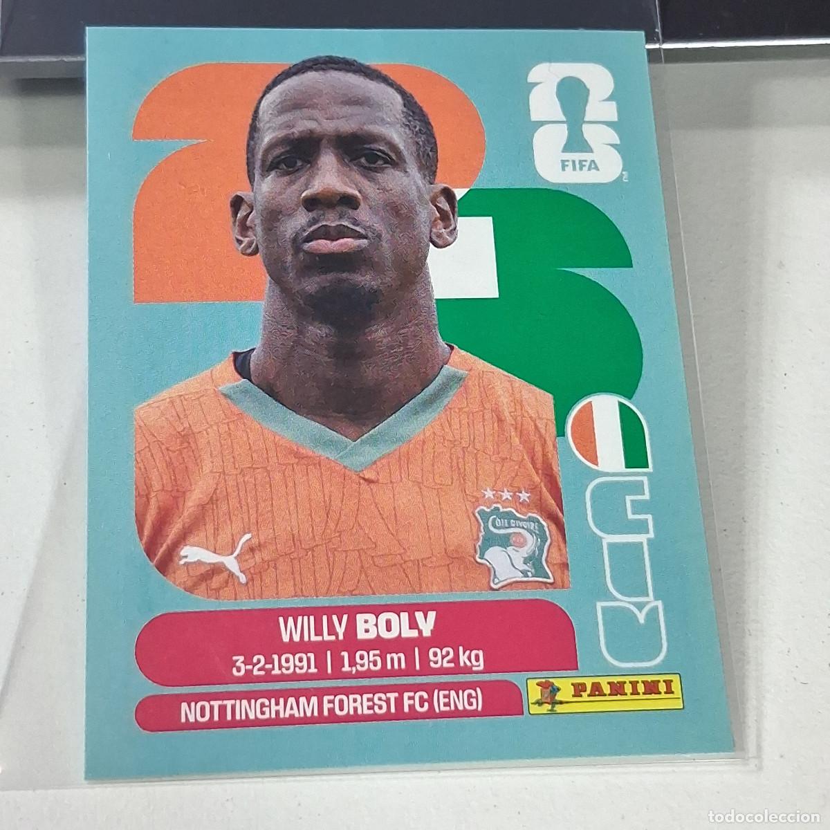 Cromos de f&uacute;tbol: B44 CIV7 WILLY BOLY 7 COAST CIV COSTA DE MARFIL IVORY MUNDIAL FIFA WORLD CUP 2026 STICKER PANINI