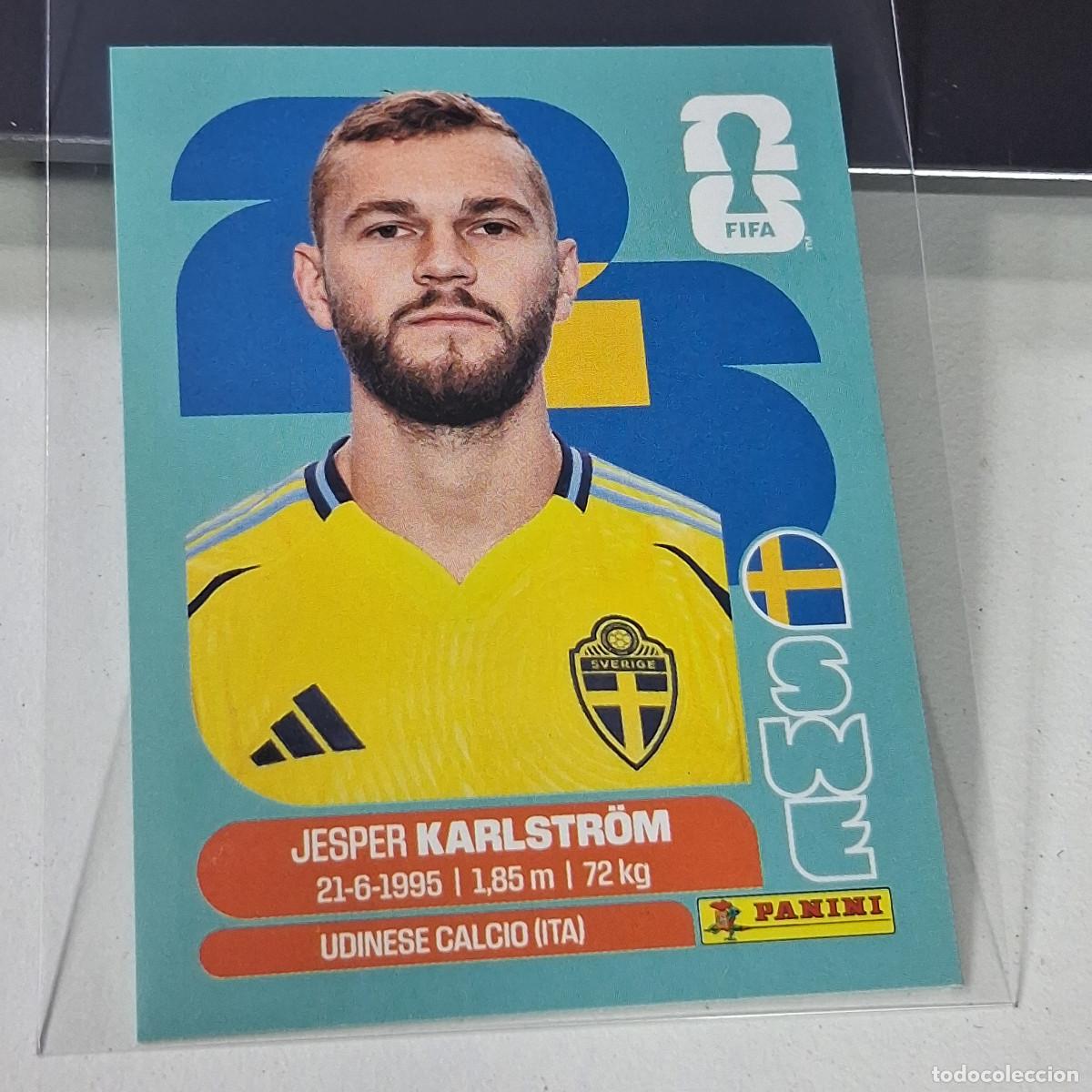 Cromos de f&uacute;tbol: B44 SWE10 JESPER KARLSTR&Ouml;M 10 SUECIA SWEDEN SWE MUNDIAL FIFA WORLD CUP 2026 STICKER PANINI