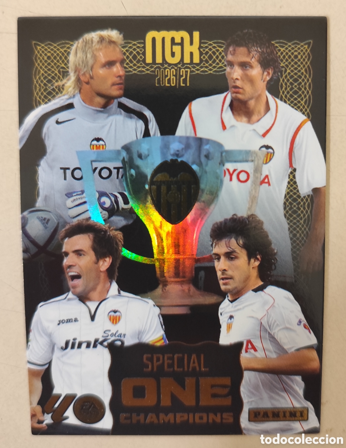 Cromos de f&uacute;tbol: MEGACRACKS CHAMPIONS SPECIAL ONE POWER 2026 2027 VALENCIA 26 27
