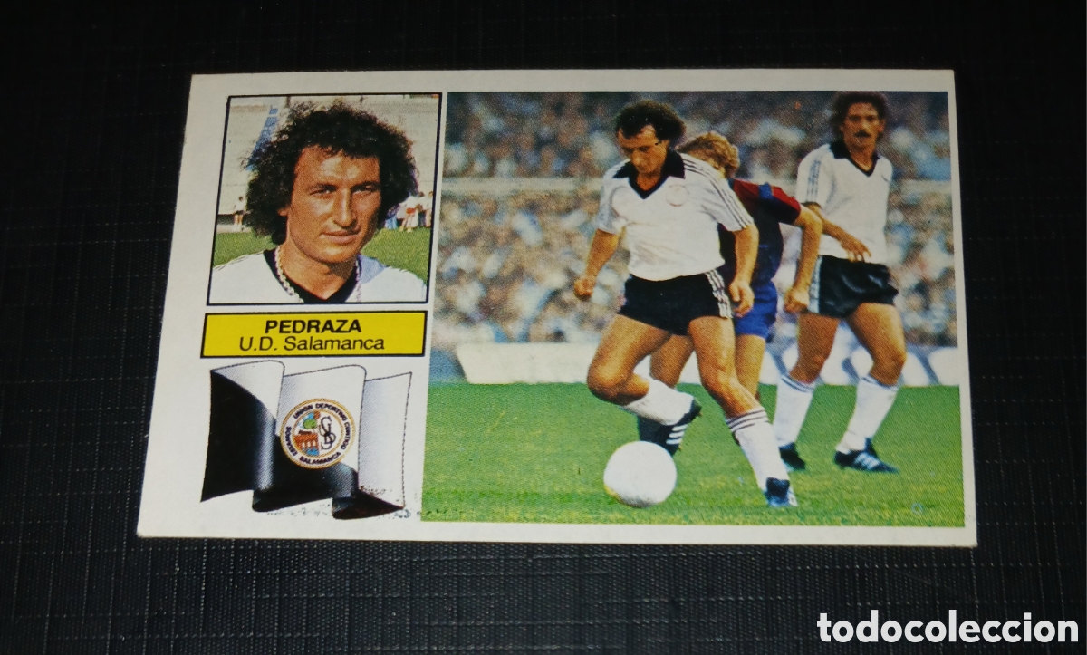 Cromos de f&uacute;tbol: Cromo Pedraza U.D. Salamanca Ed. Este Liga 1982 1983 82-83 Sin pegar, nunca pegado