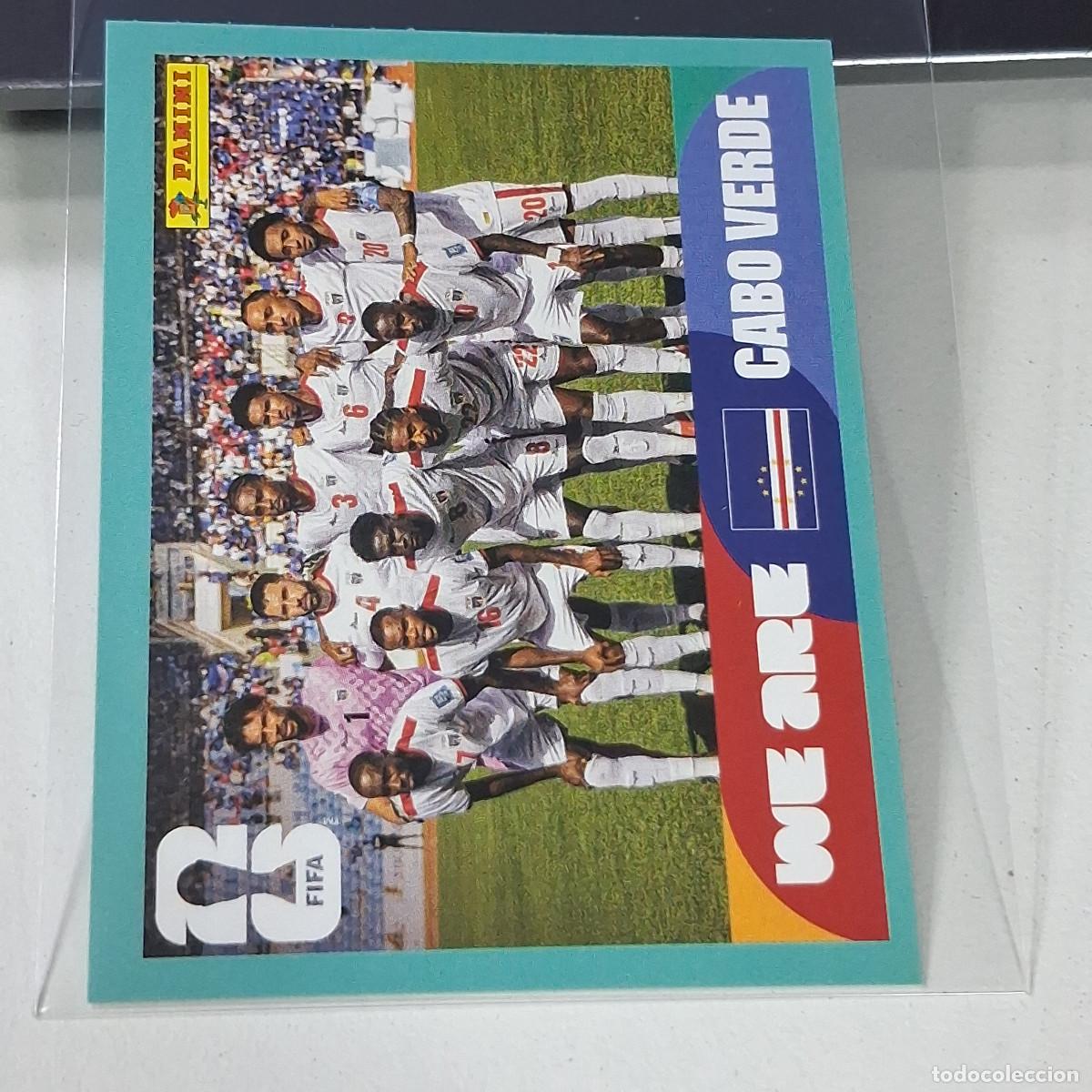 Cromos de f&uacute;tbol: B44 CPV13 TEAM PHOTO EQUIPO 13 CABO VERDE CAPE CPV MUNDIAL FIFA WORLD CUP 2026 STICKER PANINI