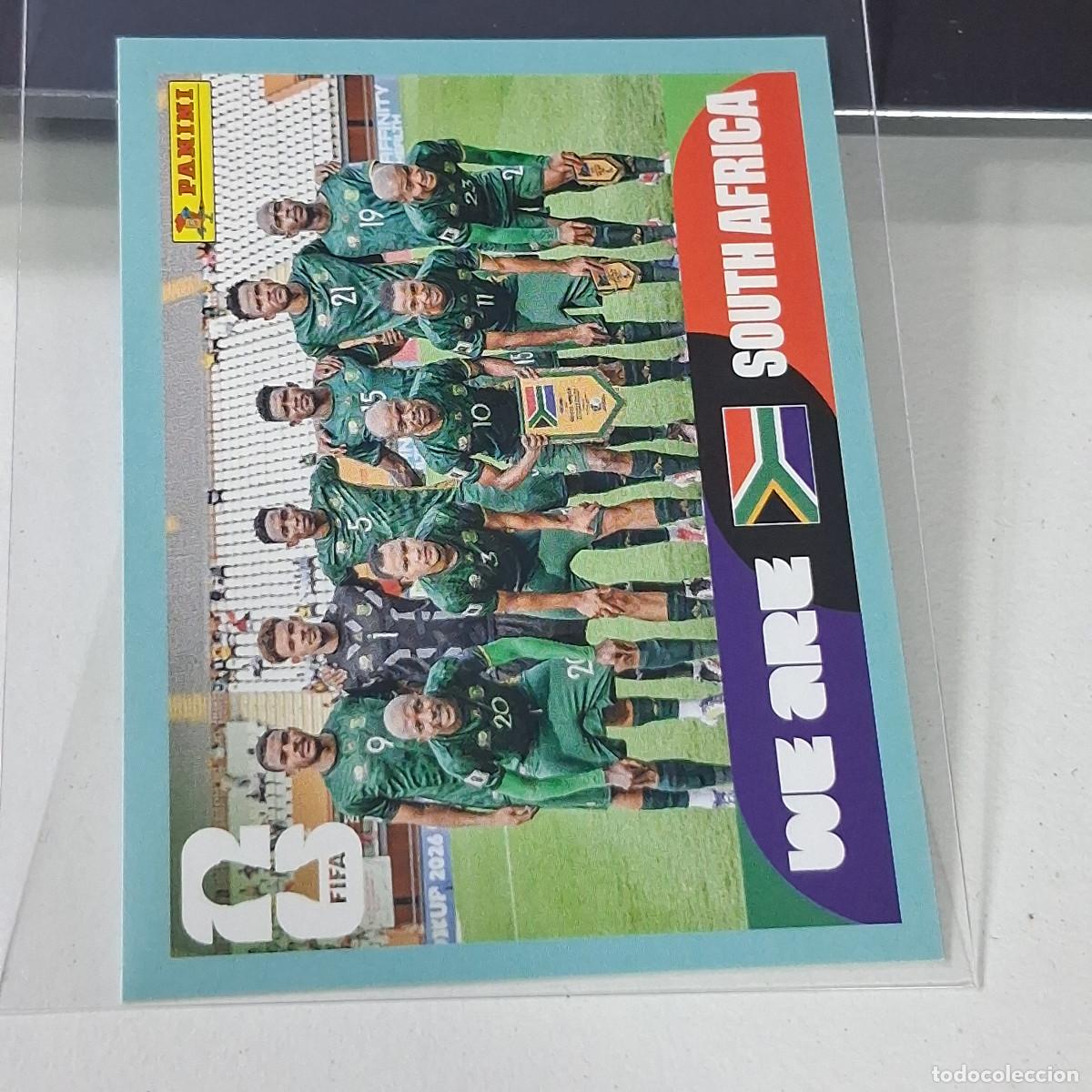 Cromos de f&uacute;tbol: B44 RSA13 TEAM PHOTO EQUIPO 13 SUD&Aacute;FRICA RSA SOUTH AFRIKA MUNDIAL FIFA WORLD CUP 2026 STICKER PANINI