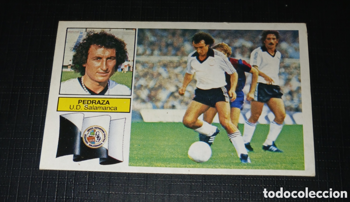 Cromos de f&uacute;tbol: Cromo Pedraza U.D. Salamanca Ed. Este Liga 1982 1983 82-83 Sin pegar, nunca pegado