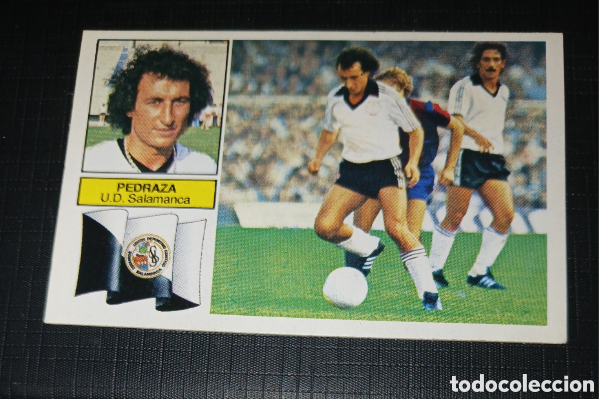 Cromos de f&uacute;tbol: Cromo Pedraza U.D. Salamanca Ed. Este Liga 1982 1983 82-83 Sin pegar, nunca pegado