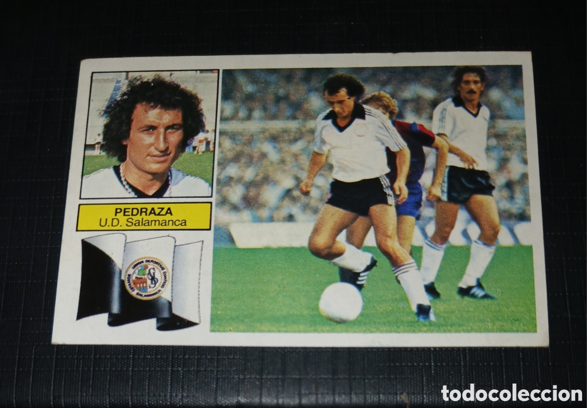Cromos de f&uacute;tbol: Cromo Pedraza U.D. Salamanca Ed. Este Liga 1982 1983 82-83 Sin pegar, nunca pegado