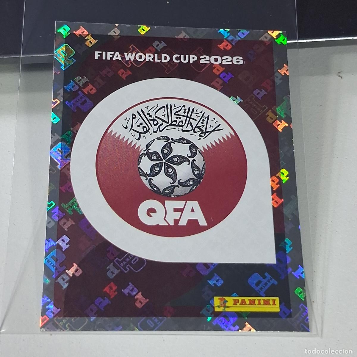 Fu&szlig;ball-Sticker: B44 QAT1 QAT 1 ESCUDO QATAR MUNDIAL FIFA WORLD CUP 2026 STICKER PANINI